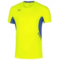 Mizuno T-Shirt Premium JPN Tee Giallo Fluo/Royal